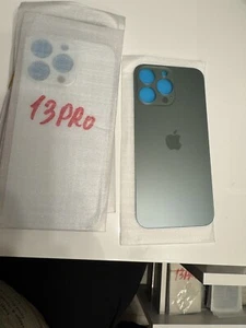 Back For iPhone 13 Pro Replacement Back Glass Rear Glass GREEN LIGHT - Picture 1 of 3