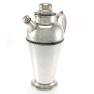 Vajilla de cóctel enchapada en plata American Media Luna Platera MFG Co década 1930 - Imagen 1 de 4