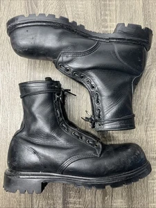Red Wing 4473 8" Firefighter Safety Toe Boots Logger Men's 10.5 B w/ Zipper Rare - Picture 1 of 17