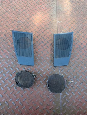 1978-1988 OEM Oldsmobile Cutlass Dash Speaker Covers With Speakers  - Image 1 of 4