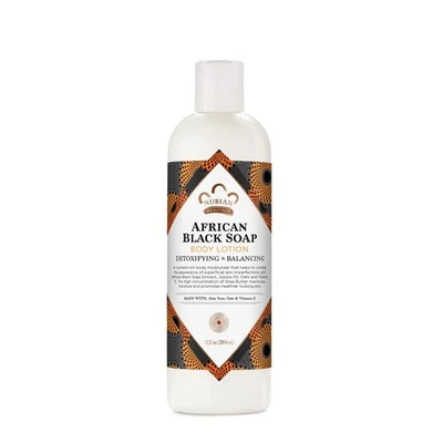 African Black Soap Body Lotion for Dry Skin - Paraben Free Moisturizer 13 oz - Image 1 of 4