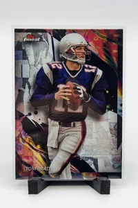 2024 Topps Finest Tom Brady #135 Base poco común New England Patriots - Imagen 1 de 2