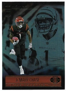 2021 Illusions RC Ja'Marr Chase #65 Trophy Collection Emerald Cincinnati Bengals - Bild 1 von 2