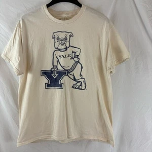 Yale University Bulldog Graphic Tee Shirt T-Shirt Large - Bild 1 von 5