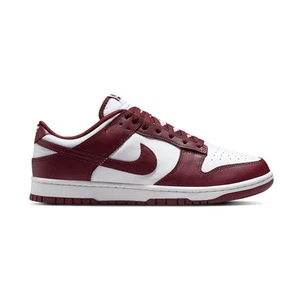MENS NIKE DUNK LOW RETRO_WHITE/REDWOOD-GYM RED DV0833-115-SIZE 9.5 - Picture 1 of 6