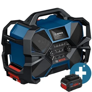 Bosch Akku-Baustellenradio Jobsite Radio DAB+ Bluetooth 18V GPB 18VH-6 SRC 06014 - Bild 1 von 9