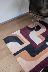 9209 ROSA ROHE Colección de Módulos de Tonos - Alfombras Abstractas Modernas de Alta Calidad - Imagen 1 de 9