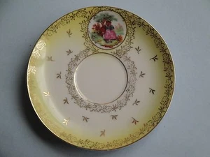 Vintage Saucer with Victorian Couple - Picture 1 of 4