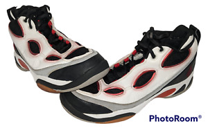 Men's EKTELON QT GT Mid Black White Red RACQUETBALL SQUASH Athletic Shoes Sz 9.5