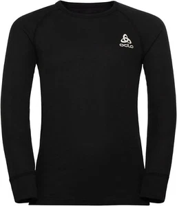 ODLO Kid's Active Warm ECO Baselayer Top Black Size 128 - Small 8-9 - Picture 1 of 10