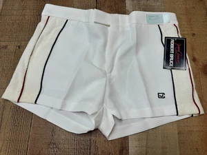 Robert Bruce Sportswear Vintage Sweat Shorts Damen Gr. 36 weiß Logo NEU - Bild 1 von 15