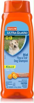 👀》🔥 Hartz Ultra Guard Rid Flea & Tick Dog Shampoo, 18 oz》FRESH CITRUS 🆕️  - Image 1 of 4