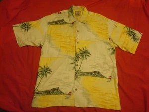 Camisa de campamento hawaiana de seda velero multicolor relax Tommy Bahama para hombre mediana - Imagen 1 de 5