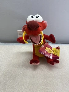 Disney Store Mulan Mushu Dragon Mini Bean Bag 7” Stuffed Toy Plush No Sound - Picture 1 of 3