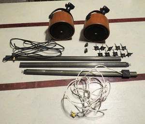 RARE Vintage 1981 TRAKKER Speakers Ramco, Inc - Track-mounted, Complete Set! - Picture 1 of 16