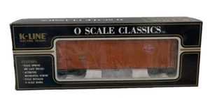 K-Line K762-1371 O Scale Milwaukee Road Classic Express Reefer W/ Sprung Trucks - Picture 1 of 9