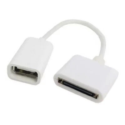 Adaptador de cable de carga de datos hembra de 30 pines a USB para iPhone 3gs 4 iPad iPod Foto 1 de 4
