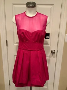 Nanette Lepore Dark Pink Mini Dress, Size 10 (US) NWT! - Picture 1 of 11