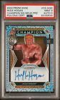 2022 Wwe Prizm Hulk Hogan Champion Signature Mojo Auto /25 Psa 9
