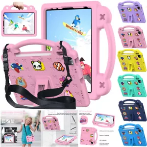 For iPad(A16) 11th Gen 2025 Shockproof Kids EVA Case Handle Stand Cover Strap - Picture 1 of 74