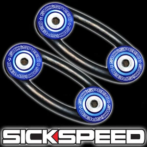 BLUE ALUMINUM BUMPER QUICK RELEASE FASTENERS KIT FOR BUMPER TRUNK HATCH P13 - Picture 1 of 1