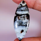 ASTROPHYLLITE marquise cabochon pierre précieuse lâche naturelle 28,00 cts. (14x39x5 mm)