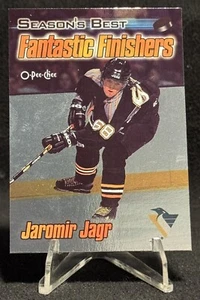 Inserto O-Pee-Chee Season's Best Fantastic Finishers Jaromir Jagr #FF2 1999-00 - Foto 1 di 3