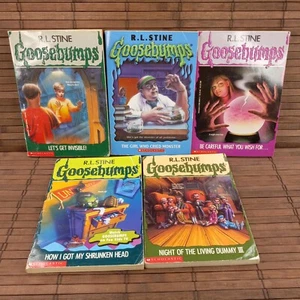Lot Of 5 Goosebumps Books R.L. Stine 6 8 12 39 40 - Picture 1 of 8