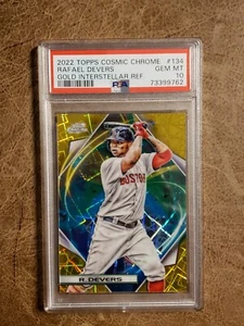 2022 Rafael Devers Topps Chrome Cosmic Refractor /50 PSA 10 - Bild 1 von 2