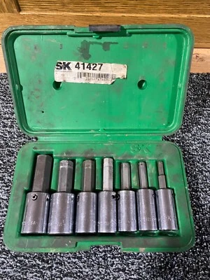 S-K 41427 7pc 1/2in Dr Metric Hex Bit Socket Set - Image 1 of 4