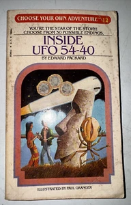 Choose Your Own Adventure #12 Inside UFO 54-40 1st Print 1982 Troll VTG CYOA - Picture 1 of 8