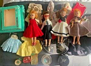 Vintage Vogue Jill Dolls Clothes Clothing jewelry Shoes Boxes HUGE LOT 4 dolls+ - Picture 1 of 22