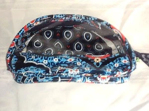 Vera Bradley Clear Cosmetic Duo MARRAKESH Multi-Color Floral PVC $23 - Picture 1 of 1