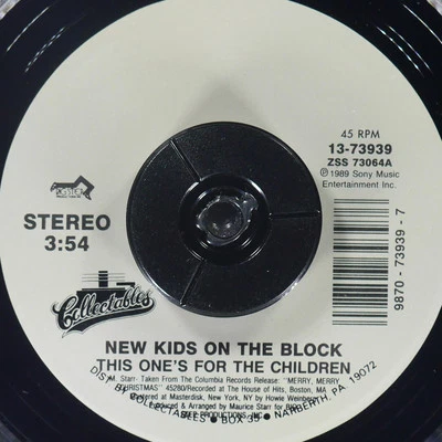 NEW KIDS ON THE BLOCK This One'S For The Children  COLLECTABLES 13-73939 NM 45 - Image 1 of 4