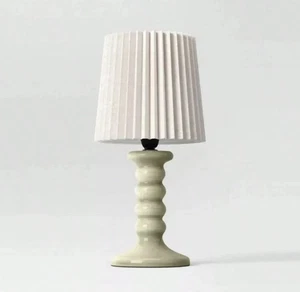 Room Essentials Lamp Shade - Pleated - Beige - 5.75” Height - NEW - Picture 1 of 4