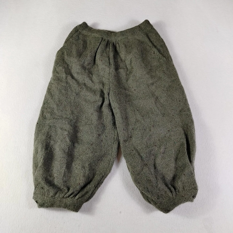 Bergdorf Goodman Pants Womens Medium Wool Silk Knit Jogger Lined Made Italy - Image 1 of 4