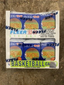 1993-94 FLEER BASKETBALL SERIES 1 JUMBO FACTORY 24 CT. BOX FACTORY SEALED - Picture 1 of 4
