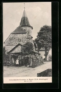 Buoch O. A. Weiblingen, Hohenstaufen-Kirchlein, Ansichtskarte  - Picture 1 of 2