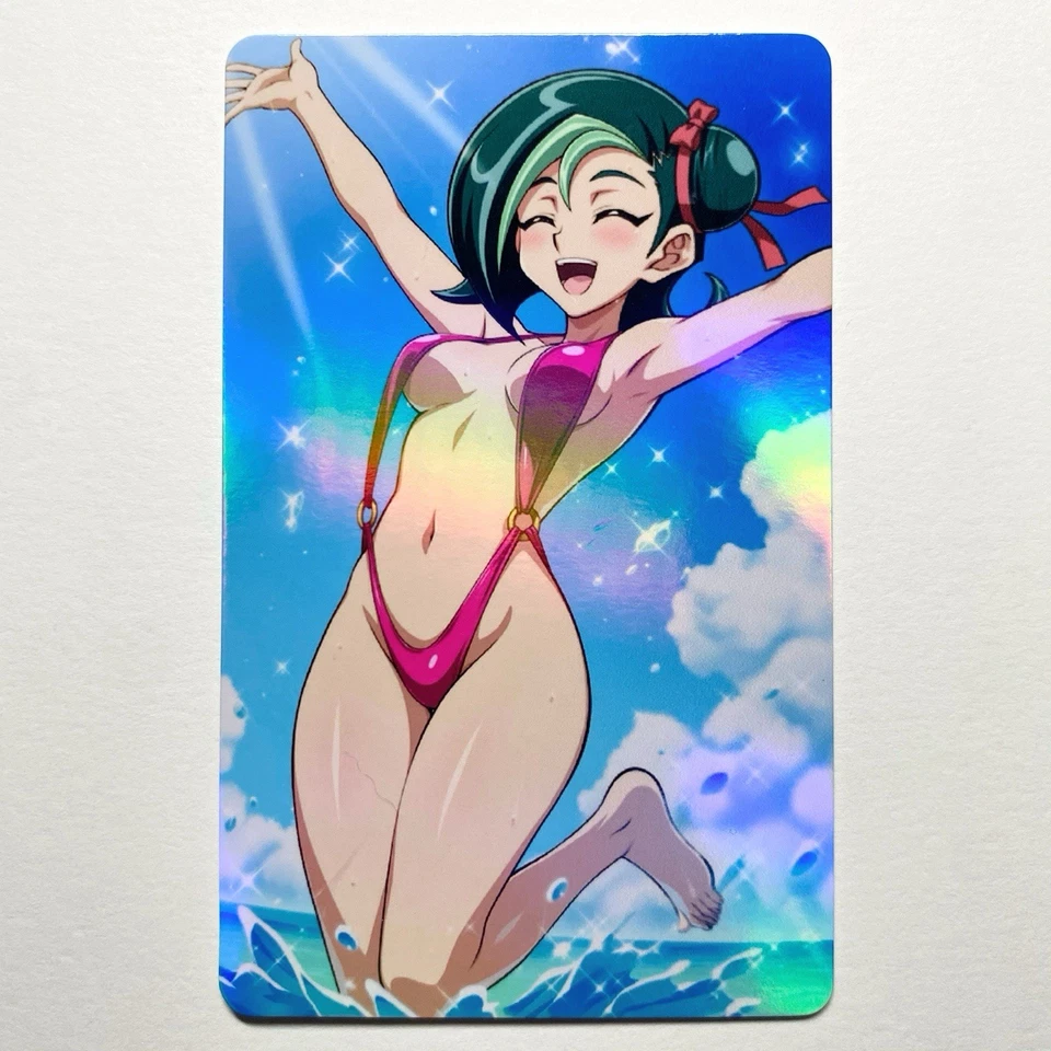 Yu-Gi-Oh! ZEXAL Tori Meadows Sexy Doujin Waifu Girl Lewd Anime Art Goddess Card - Image 1 of 1