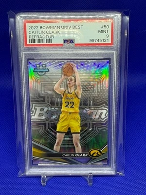 Bowman U Best CAITLIN CLARK 2022 refractor - ¡PSA 9! Foto 1 de 2