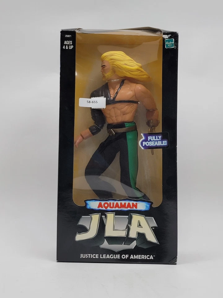 DC Comics JLA Hasbro Toys Aquaman 10 Inch Action Figure 1998 R1