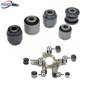 5PCS Rear Suspension Knuckle Bushing Kit For Ford Explorer 2011-2018 K201541 - Picture 1 of 16