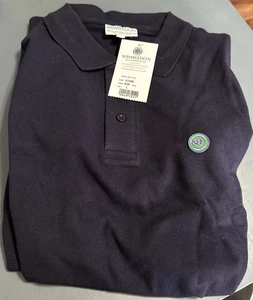 Polo uomo Wimbledon Championships, Six L. Blu navy nuova con etichetta - Foto 1 di 3