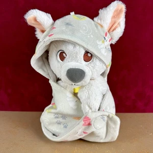 Disney Parks Bebés Perno en una Manta Bolsa Peluche Juguete Cachorro Perro Con Capucha - Imagen 1 de 11