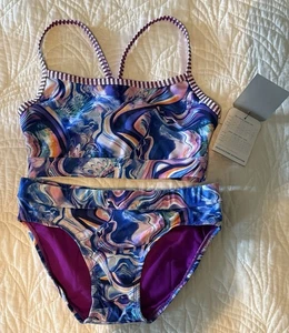 Uglies Girls Medium Let It Go Racer back Tankini NWT - Picture 1 of 4