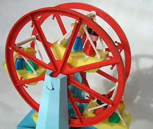 Rare Old USSR Russian Ferris wheel toy Amusement park Carnival Very Big 13”x 8” - Picture 1 of 10