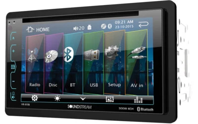 SOUNDSTREAM VR-65B 2-DIN 6.2" TOUCHSCREEN LCD CD DVD USB PLAYER BLUETOOTH STEREO - Image 1 of 3