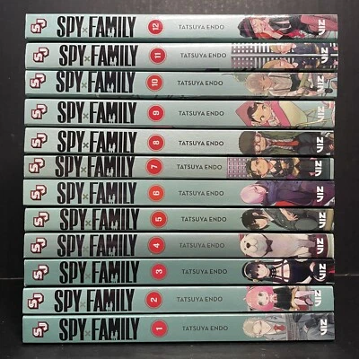 Spy x Family Manga Volumes 1-12 Brand New English US Authentic Viz Media