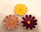 Hallmark Expressions Set Of 3 Ceramic Decorative Flower Dishes Bowls Candy