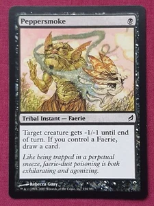 Magic The Gathering LORWYN PEPPERSMOKE black card MTG - Picture 1 of 2